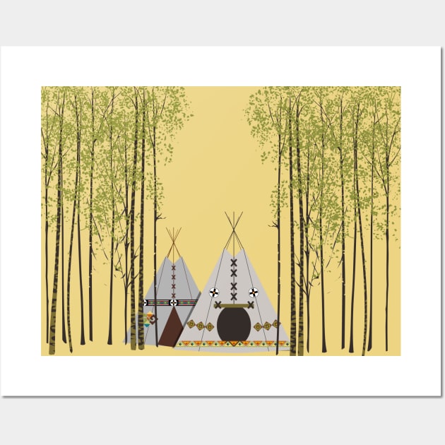 Tipis Wall Art by dipweb